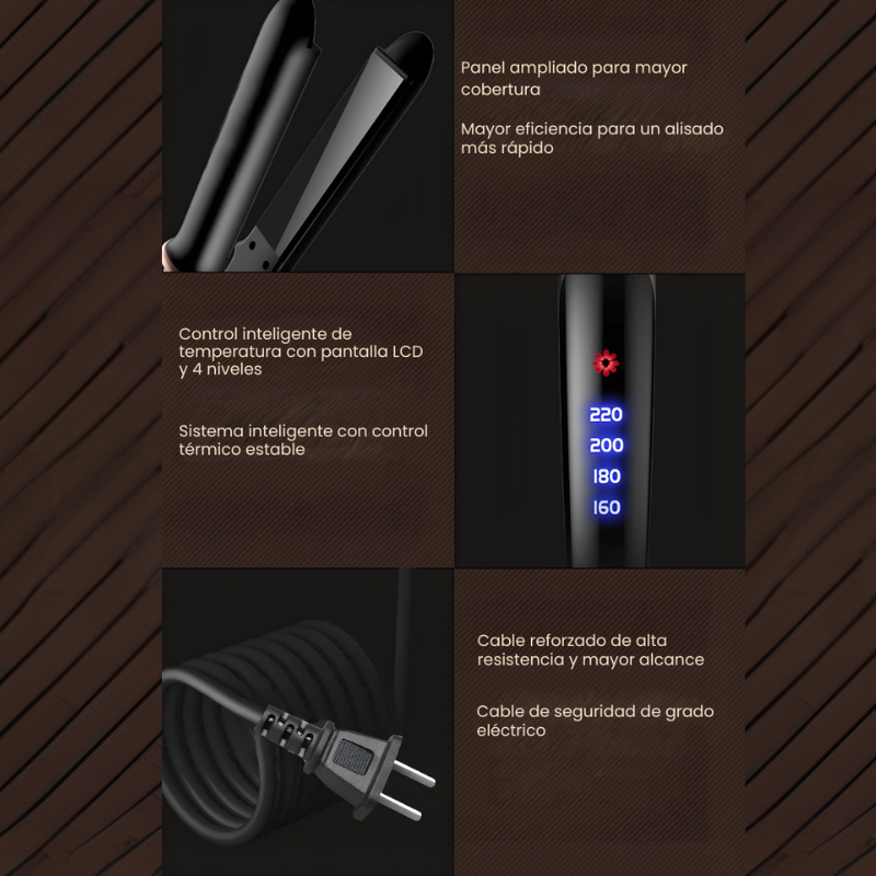 Plancha Profesional 2 en 1